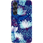 Frozen Lake Petals by Aino Kallio — S25 Plus Samsung Galaxy Bio-degradable Case — Finnaij
