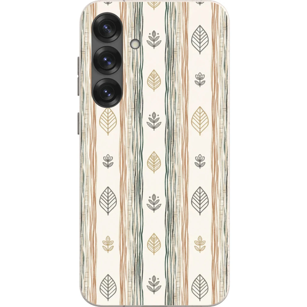 Birch Linen Harmony by Elsi Vaarala — S25 Plus Samsung Galaxy Bio-degradable Case — Finnaij