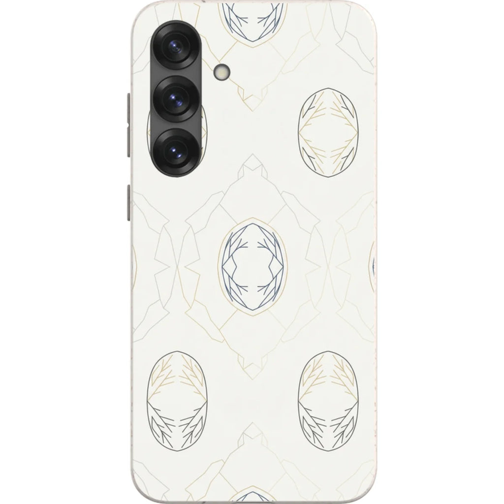 Frozen Lake Silence by Elsi Vaarala — S25 Plus Samsung Galaxy Bio-degradable Case — Finnaij