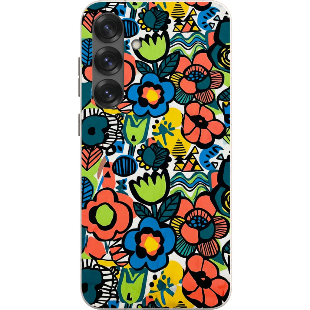 Floral Street Nordic by Salla Niemi — S25 Plus Samsung Galaxy Bio-degradable Case — Finnaij