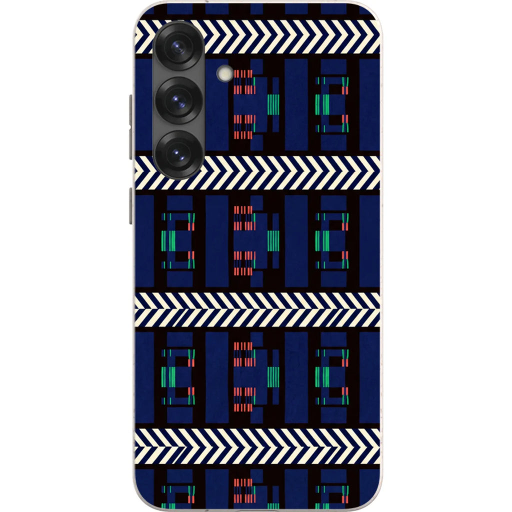 Midnight Aso-Oke by Ada Okoye — S25 Plus Samsung Galaxy Bio-degradable Case — Finnaij