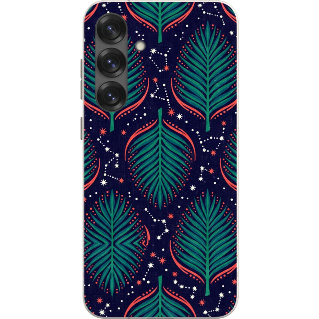 Palm Frond Constellations by Ada Okoye — S25 Plus Samsung Galaxy Bio-degradable Case — Finnaij