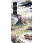 Jos Plateau Cool Light by Tobi Akinyemi — S25 Plus Samsung Galaxy Bio-degradable Case — Finnaij