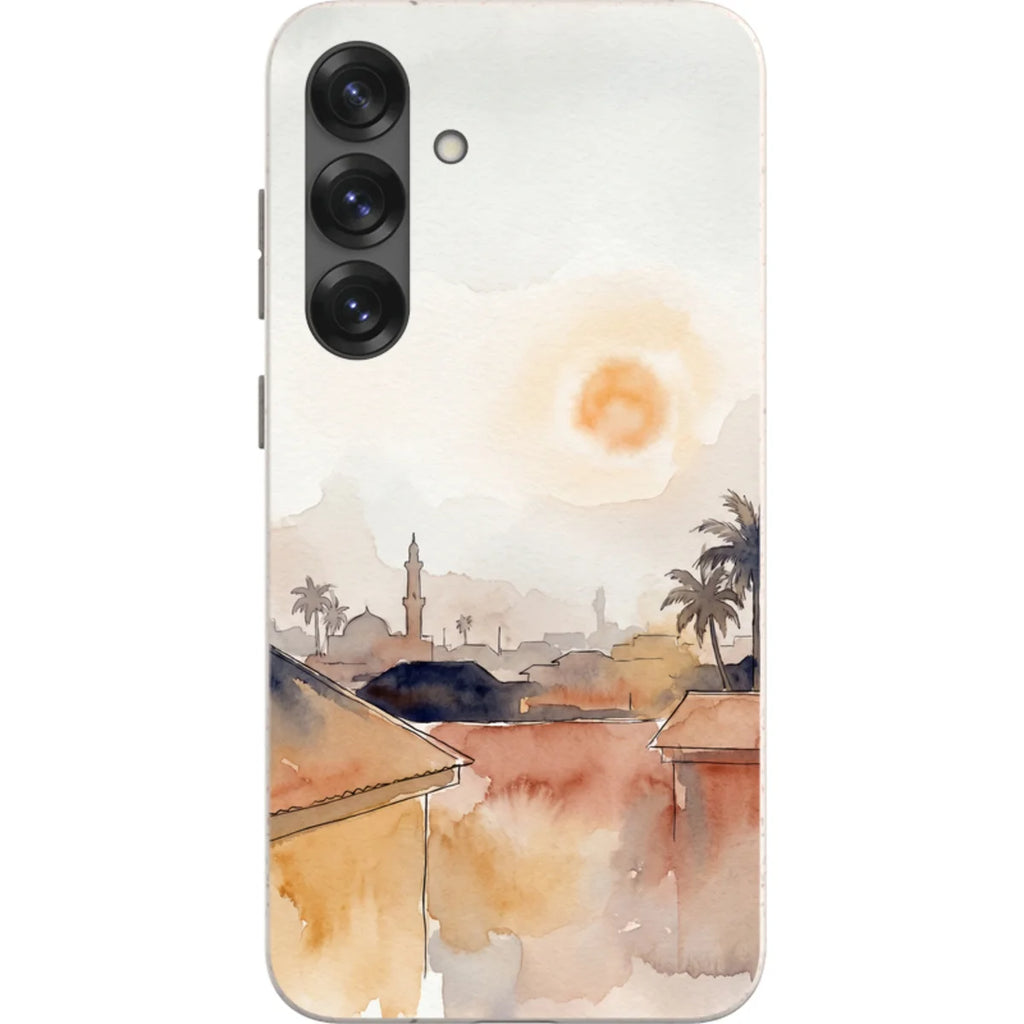 Harmattan Sky by Tobi Akinyemi — S25 Plus Samsung Galaxy Bio-degradable Case — Finnaij