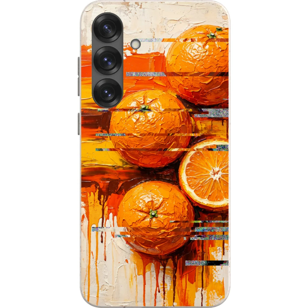 Oranges and Citrus Still Life by Frida Lövström — S25 Plus Samsung Galaxy Bio-degradable Case — Finnaij