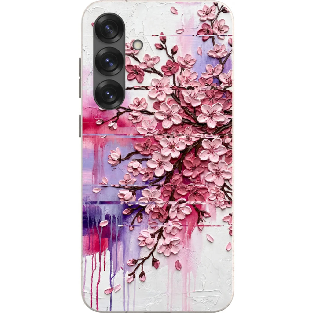 Cherry Blossoms by Frida Lövström — S25 Plus Samsung Galaxy Bio-degradable Case — Finnaij