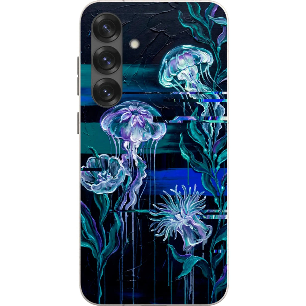 Deep-Sea Underwater Botanical Fantasy by Frida Lövström — S25 Plus Samsung Galaxy Bio-degradable Case — Finnaij