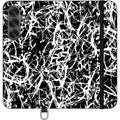 Black-White Grunge — S25 Plus Wallet Case — Finnaij