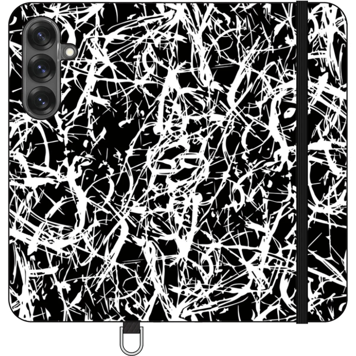 Black-White Grunge — S25 Plus Wallet Case — Finnaij