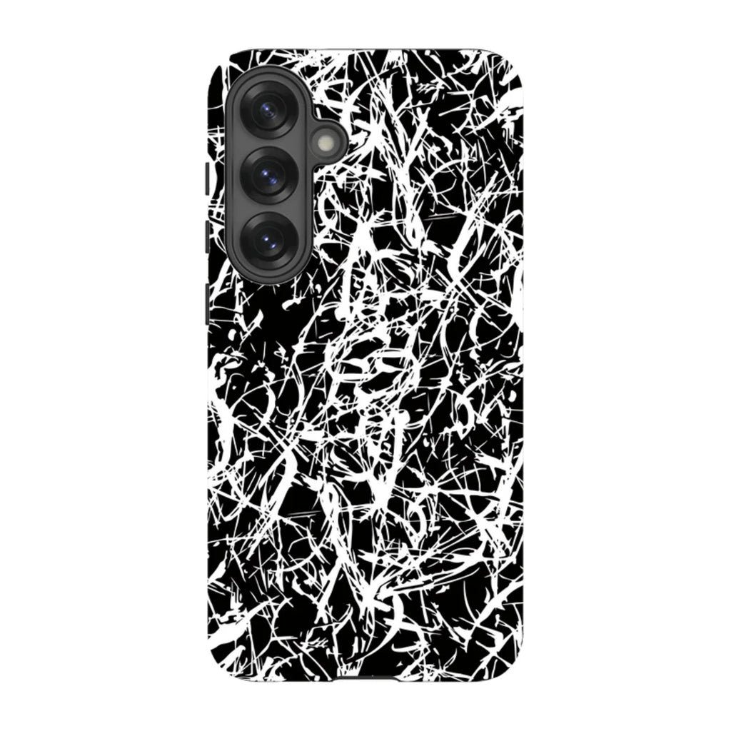 Black-White Grunge — S25 Plus Tough Case — Finnaij