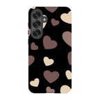 White & Black Hearts — S25 Plus Tough Case — Finnaij
