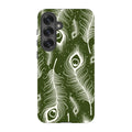 Feathers in Bloom Army Green — S25 Plus Tough Case — Finnaij