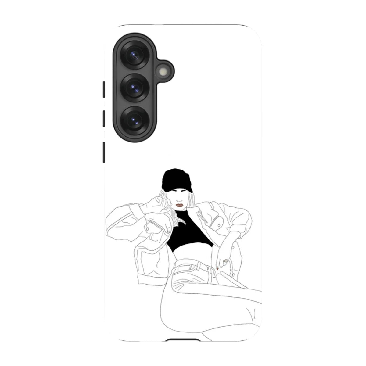 Black Cap by Keagan Haight — S25 Plus Tough Case — Finnaij