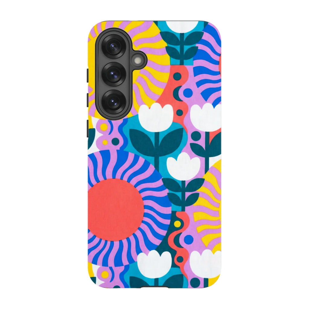 Midnight Sun Mod Bloom by Salla Niemi — S25 Plus Tough Case — Finnaij