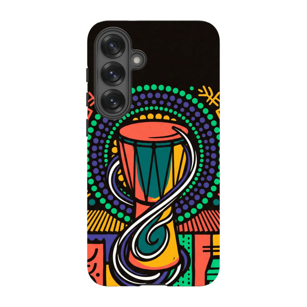 Talking Drum Halo by Ada Okoye — S25 Plus Tough Case — Finnaij
