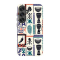 Market Day Icons by Ada Okoye — S25 Plus Tough Case — Finnaij