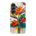 Tropical Flowers by Frida Lövström — S25 Plus Tough Case — Finnaij