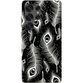 Feathers in Bloom Black — S25 Ultra Samsung Galaxy Bio-degradable Case — Finnaij