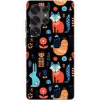 Nordic Ornament Black — S25 Ultra Samsung Galaxy Bio-degradable Case — Finnaij