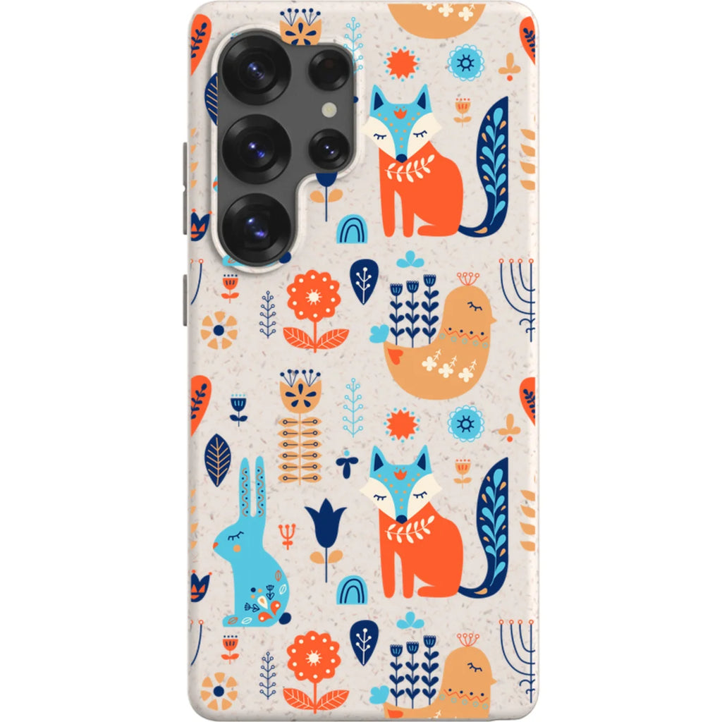 Nordic Ornament Natural — S25 Ultra Samsung Galaxy Bio-degradable Case — Finnaij