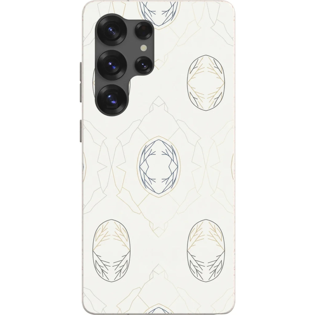 Frozen Lake Silence by Elsi Vaarala — S25 Ultra Samsung Galaxy Bio-degradable Case — Finnaij