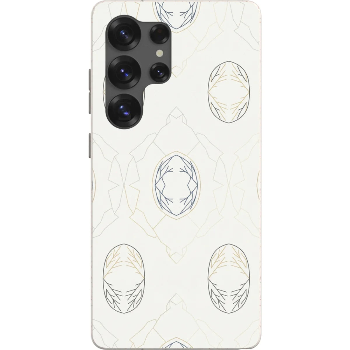 Frozen Lake Silence by Elsi Vaarala — S25 Ultra Samsung Galaxy Bio-degradable Case — Finnaij
