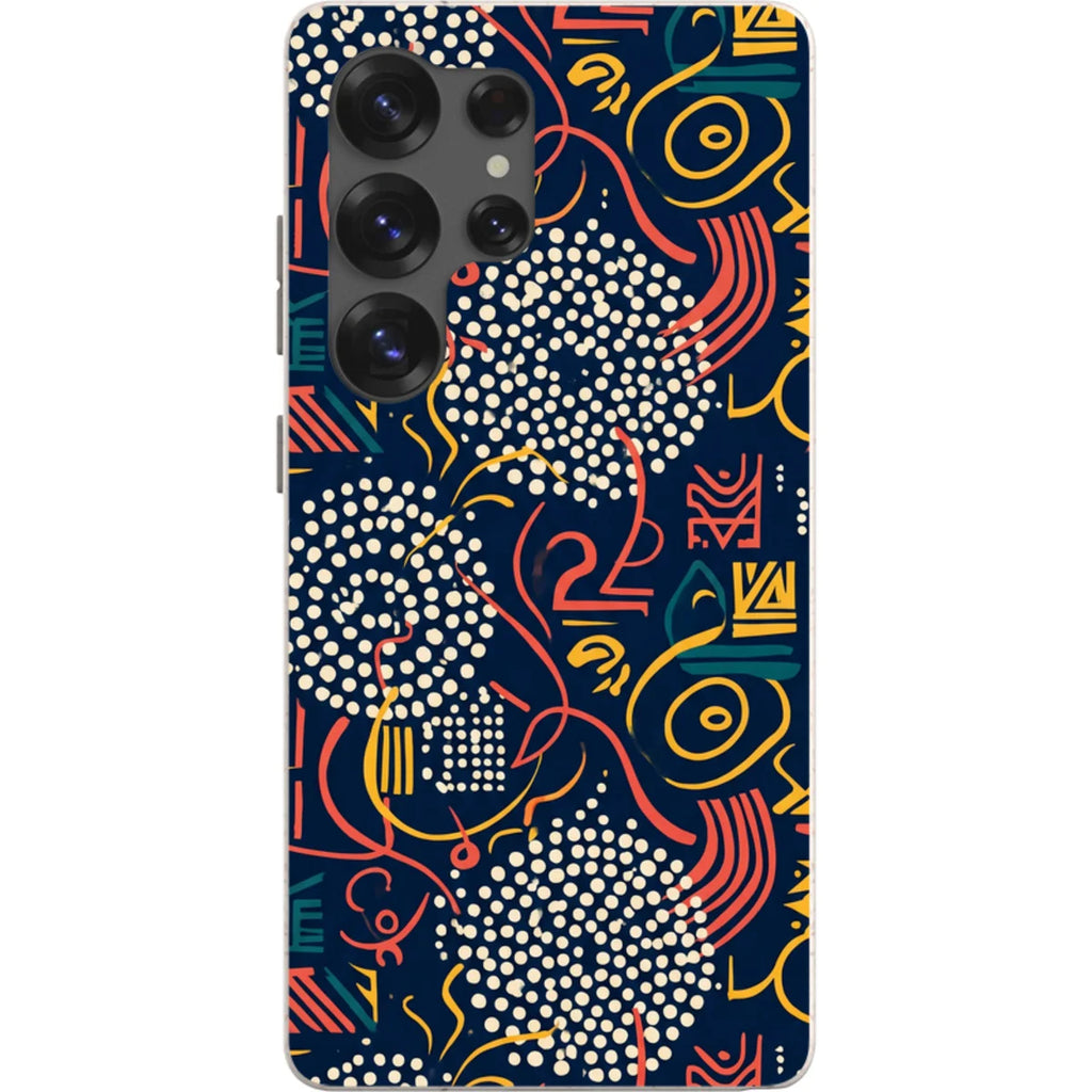 Adire Nightfall by Ada Okoye — Samsung Galaxy Bio-degradable Case — Finnaij