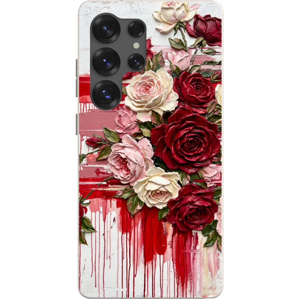 Roses by Frida Lövström — S25 Ultra Samsung Galaxy Bio-degradable Case — Finnaij
