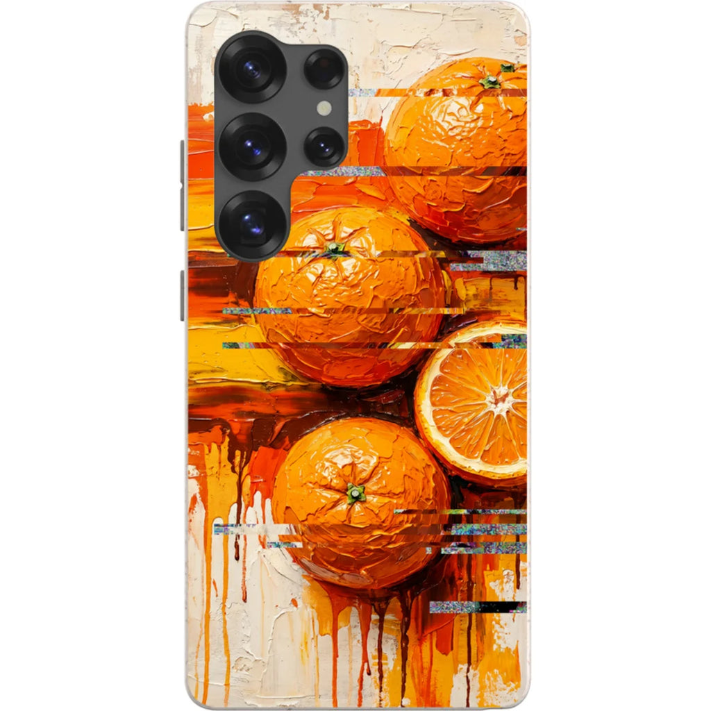 Oranges and Citrus Still Life by Frida Lövström — S25 Ultra Samsung Galaxy Bio-degradable Case — Finnaij