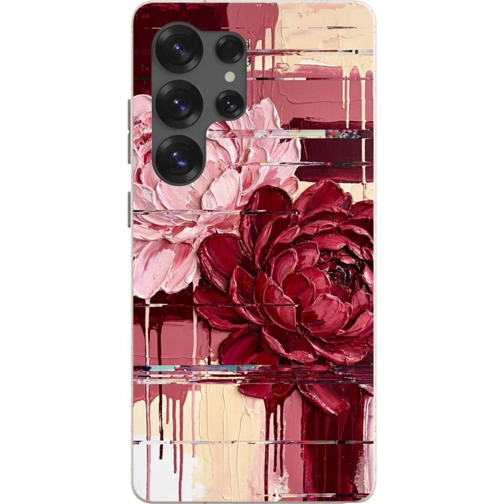 Peonies by Frida Lövström — S25 Ultra Samsung Galaxy Bio-degradable Case — Finnaij