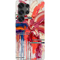 Abstract Florals by Frida Lövström — S25 Ultra Samsung Galaxy Bio-degradable Case — Finnaij