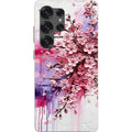 Cherry Blossoms by Frida Lövström — S25 Ultra Samsung Galaxy Bio-degradable Case — Finnaij