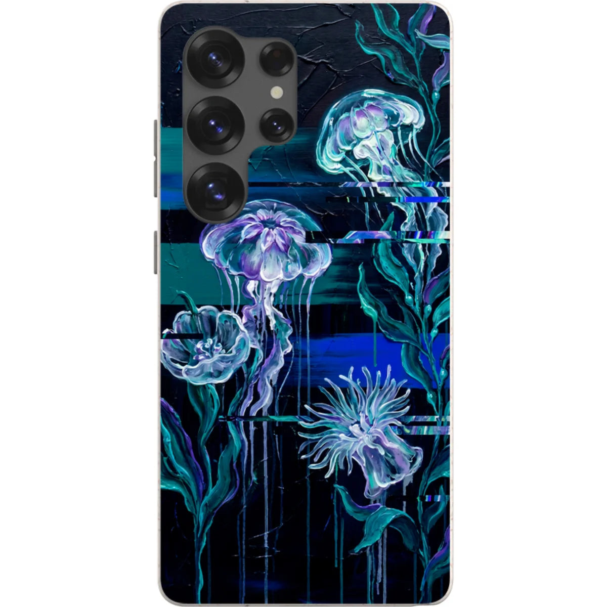 Deep-Sea Underwater Botanical Fantasy by Frida Lövström — S25 Ultra Samsung Galaxy Bio-degradable Case — Finnaij