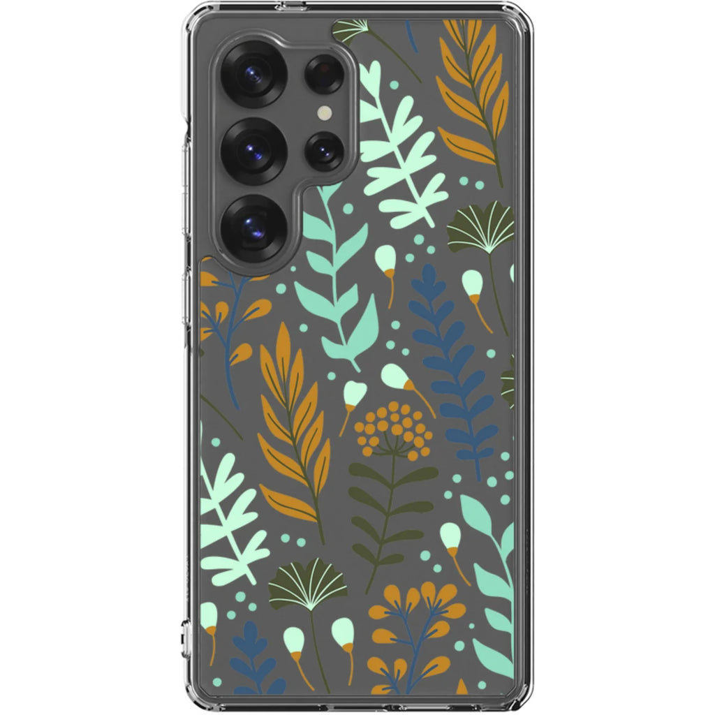 Wild Floral — S25 Ultra Clear Impact Case — Finnaij