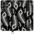 Feathers in Bloom Black — S25 Ultra Wallet Case — Finnaij