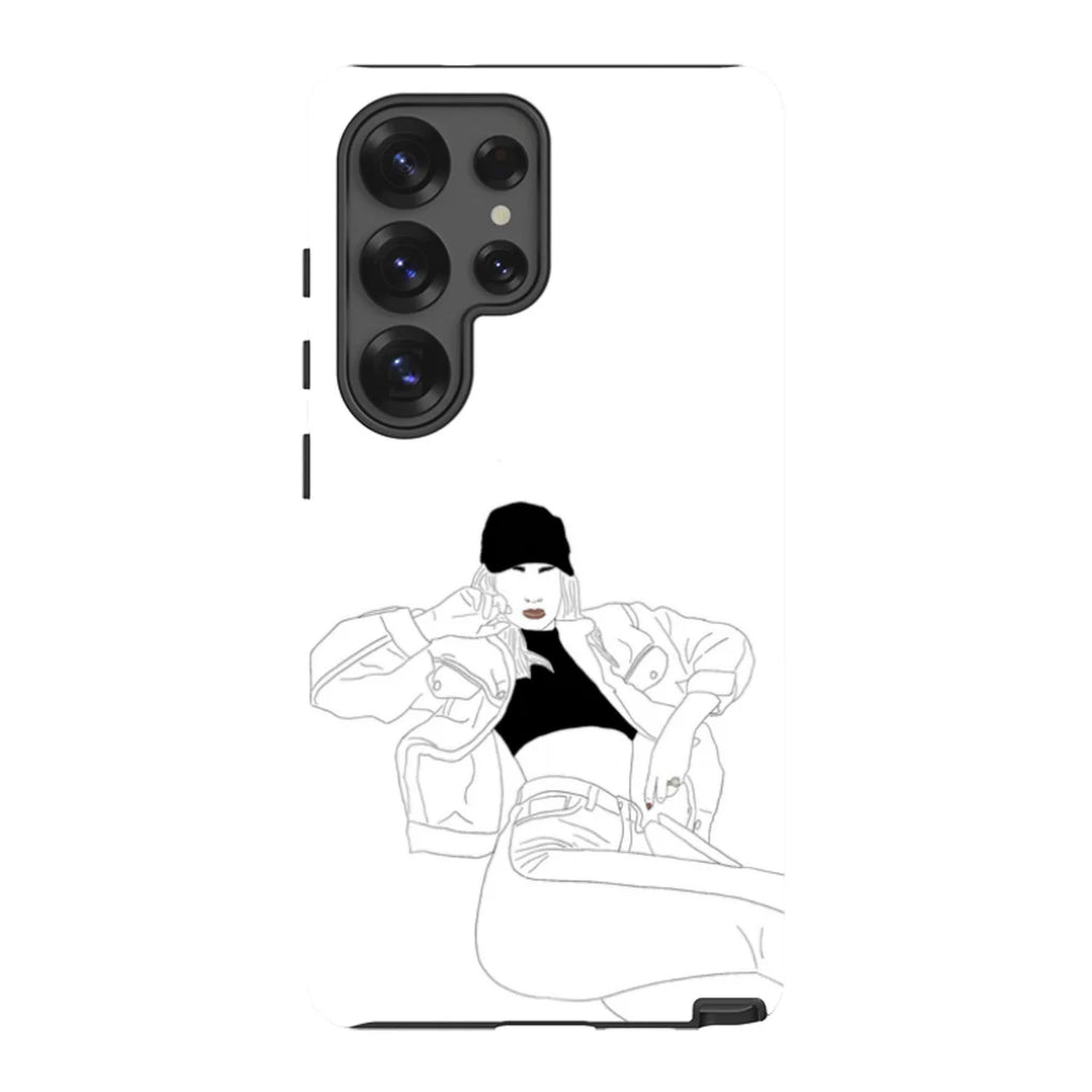 Black Cap by Keagan Haight — S25 Ultra Tough Case — Finnaij