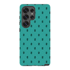 Monogram Teal — S25 Ultra Tough Case — Finnaij