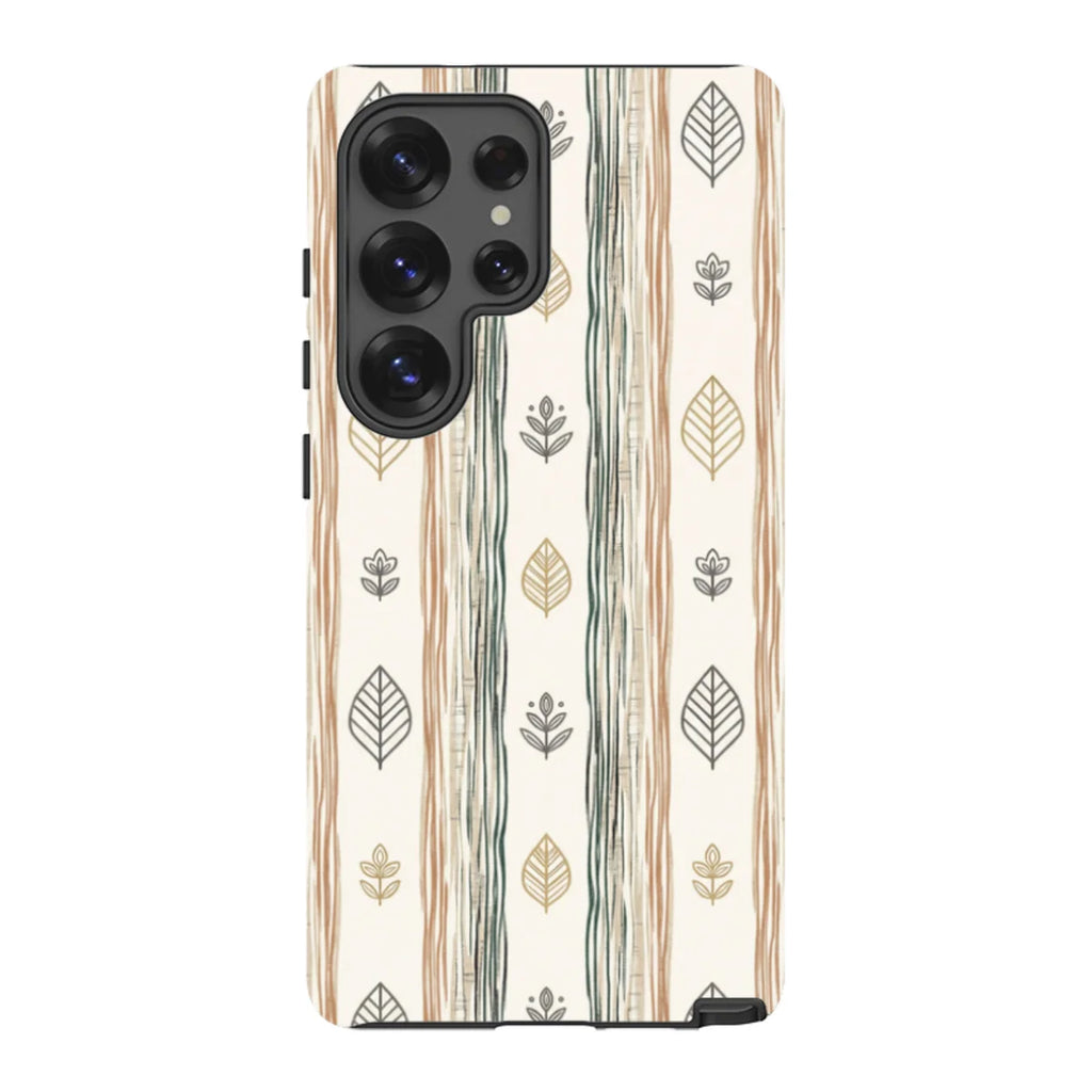 Birch Linen Harmony by Elsi Vaarala — S25 Ultra Tough Case — Finnaij