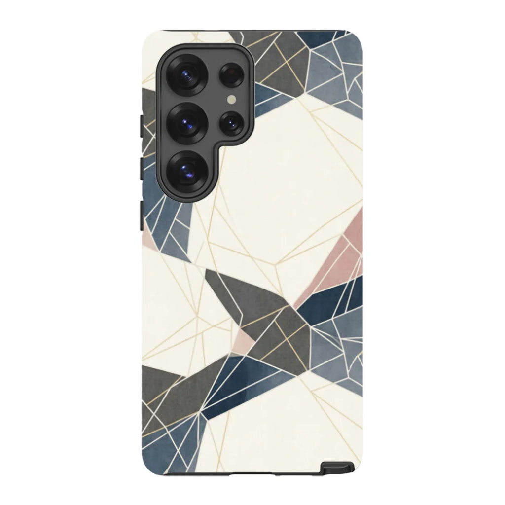 Frozen Lake Geometry by Elsi Vaarala — S25 Ultra Tough Case — Finnaij