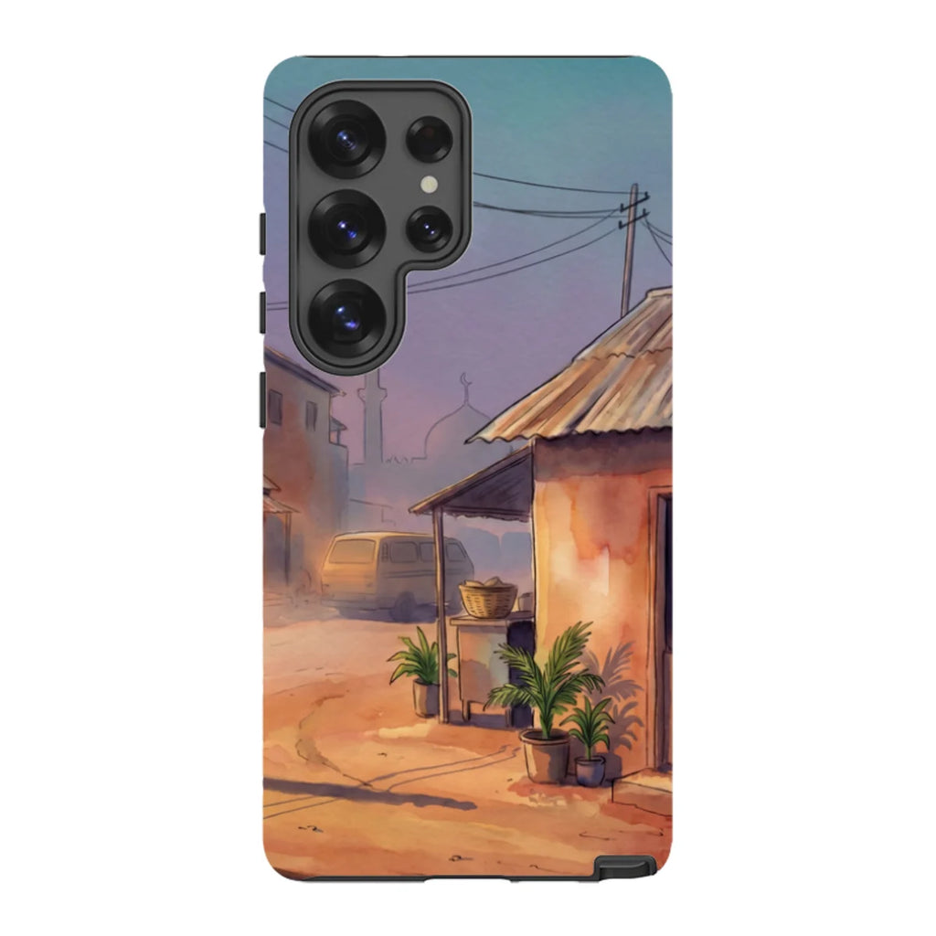 City Edge Quiet Street by Tobi Akinyemi — S25 Ultra Tough Case — Finnaij