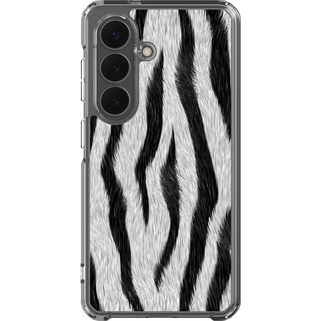 Zebra Groove — S26 Clear Impact Case — Finnaij