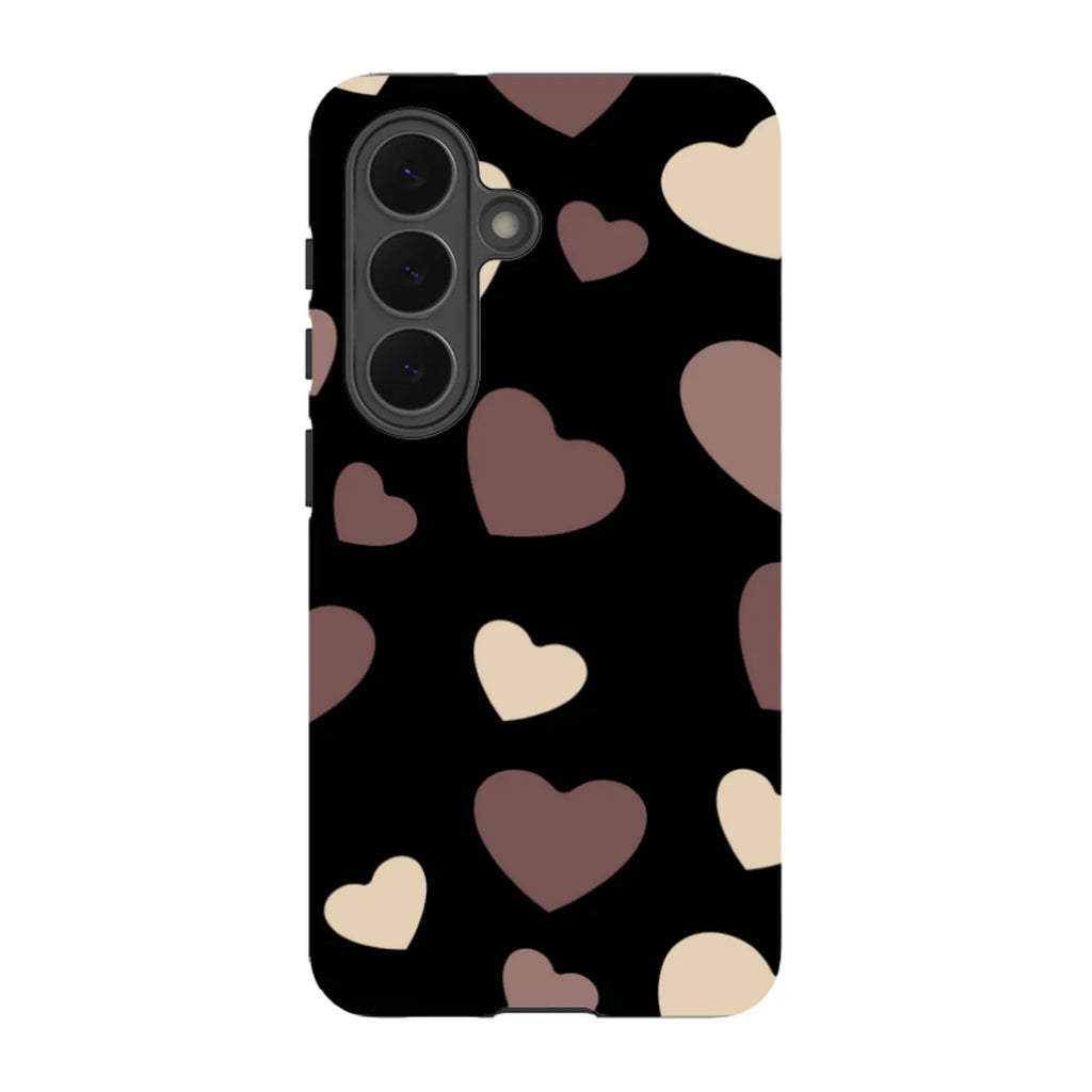 White & Black Hearts — S26 Tough Case — Finnaij