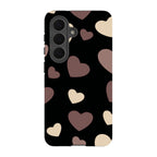 White & Black Hearts — S26 Tough Case — Finnaij