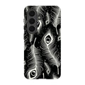 Feathers in Bloom Black — S26 Tough Case — Finnaij