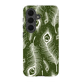 Feathers in Bloom Army Green — S26 Tough Case — Finnaij