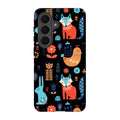 Nordic Ornament Black — S26 Tough Case — Finnaij