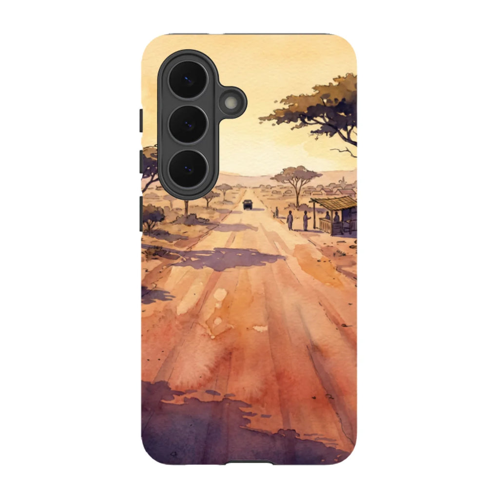Laterite Road Golden Hour by Tobi Akinyemi — S26 Tough Case — Finnaij