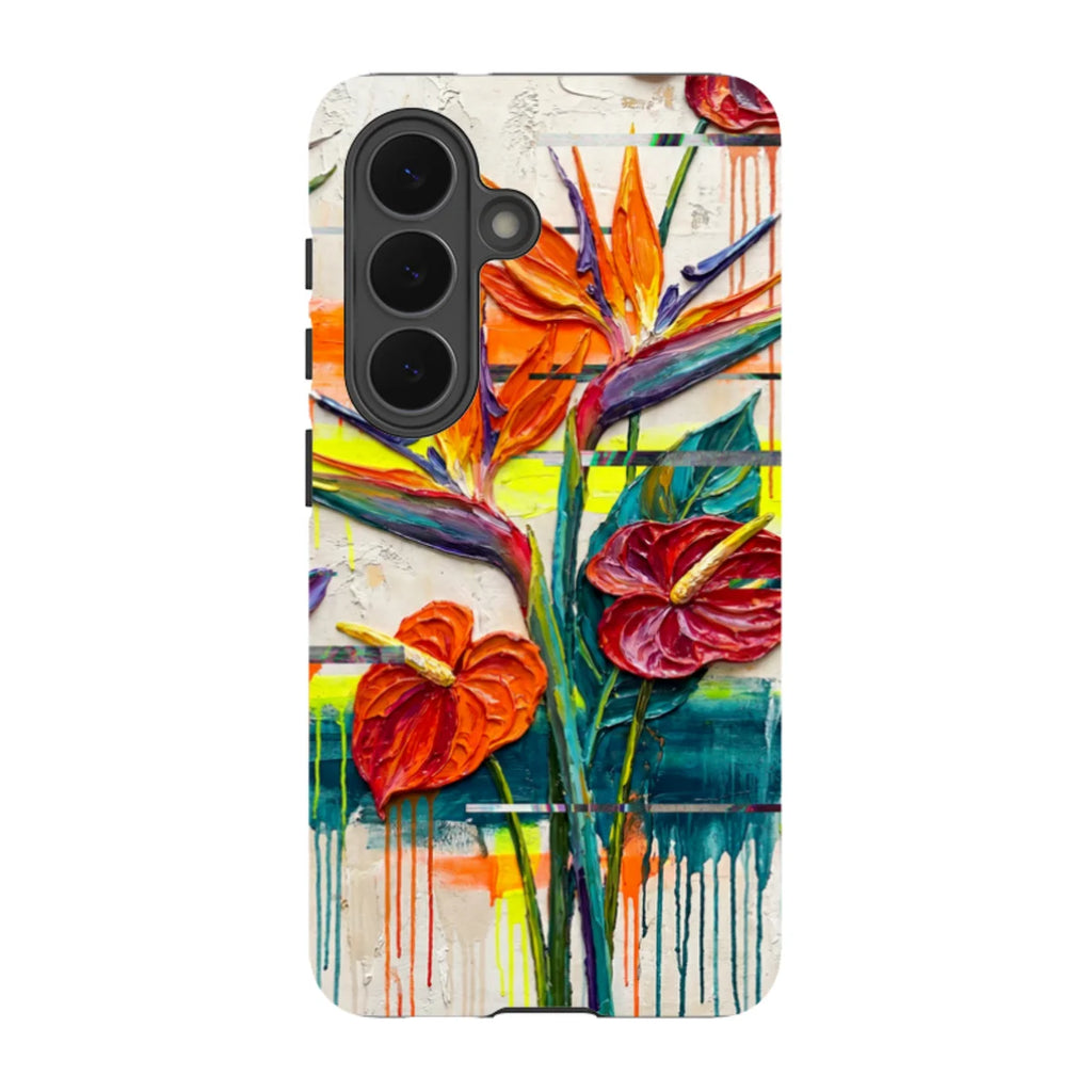 Tropical Flowers by Frida Lövström — S26 Tough Case — Finnaij