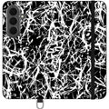 Black-White Grunge — S26 Plus Wallet Case — Finnaij