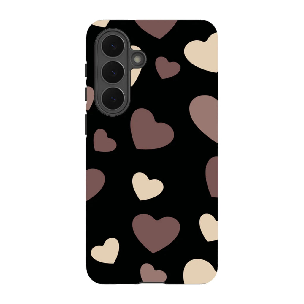 White & Black Hearts — S26 Plus Tough Case — Finnaij